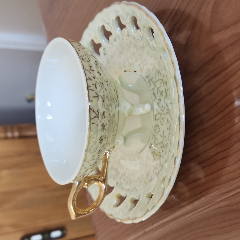 Vintage Antique Teacup and Saucer